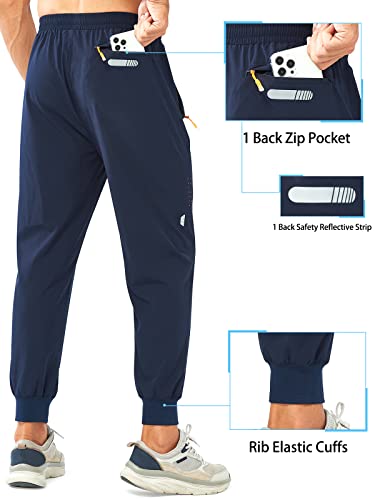 Image of NORTHYARD Men's Athletic Running Pants Lightweight Quick-Dry Joggers Gym