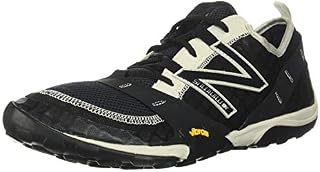 New Balance Men's Minimus 10 V1 Trail Running Shoe, Black/Moonbeam, 11 W US