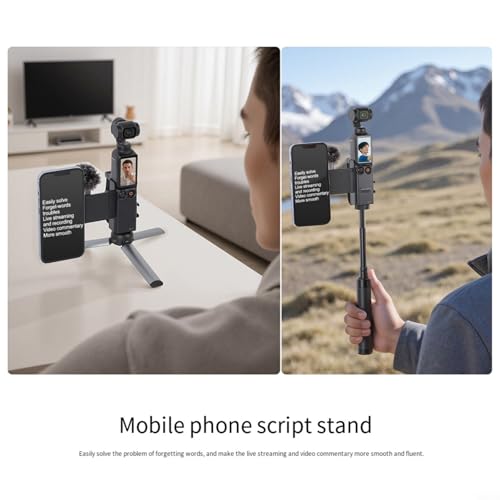 Support Osmo Pocket 3 pour fixer micro et lampe en plastique flexible - 7