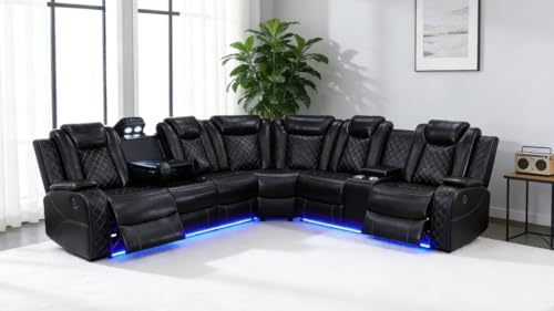 Nervlox Power Sectional Sofa Set