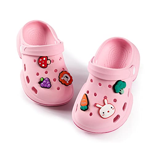Kannior Toddler Kids Boys Girls Cute Garden Clogs Water Sandals Slip On Shoes Slipper Slides Lightweight Outdoor Summer Infant Children Beach Pool Play Shoes (Baby/Toddler Kids) #TOP2