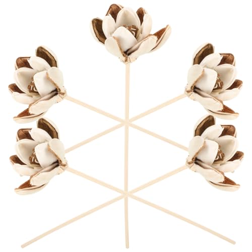 Ipetboom 5pcs Palitos Difusores de Flores Artificiales Aromaterapia miniatura 1