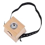 PATKAW Moxa Werkzeug Bambus Verdickte Moxibustionsbox Einloch für Präventive Anwendung bei Schultern Nacken Gelenken