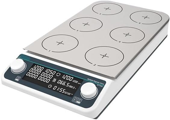 Multiple Magnetic Stirrer Hot Plate Digital Laboratory Mixer Heating Four-station Six-Position(MMS-4PRO)