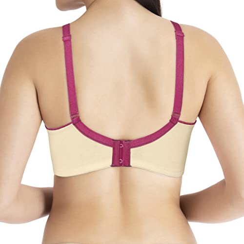 Image of Amante Solid Non Padded Non-Wired Full Coverage T-Shirt Bra