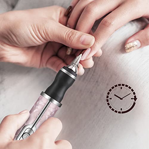 Máquina eléctrica para pulir uñas, ajustable y recargable miniatura 5