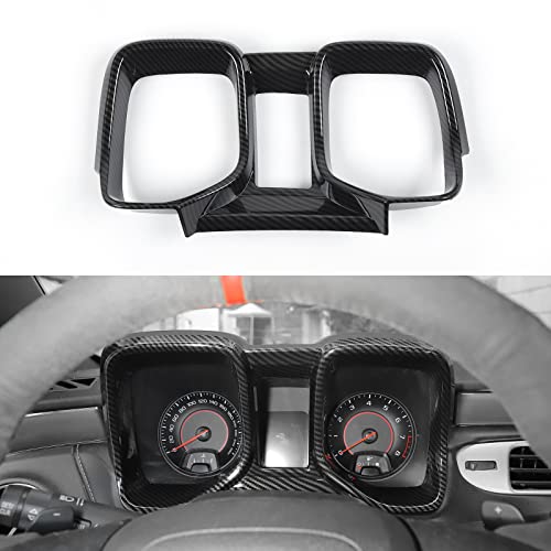 Jimen Compatible With 2010-2015 Chevrolet Camaro Dashboard Cover Dash Board Panel Trim Accessories (Carbon Fiber) #TOP6