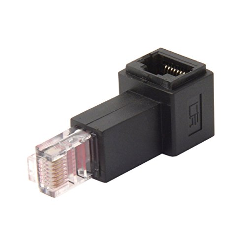 Adaptador RJ45 8P8C FTP STP UTP Cat 5e Ángulo 90° miniatura 3