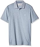 Original Penguin Men's Daddy-O Interlock Polo Shirt, Faded Denim, Small