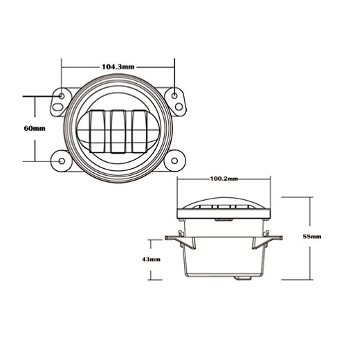 Sunpie 4 Inch Rgbw Halo Led Fog Lights Compatible With 2007-2018 Jk/Jku, 1997-2006 Tj/Tj Unlimited Led Fog Lamps Front Bumper Lights Projector Drl #TOP3