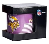 Material: cerámica Foco NFL Taza de café Minnesota Vikings, taza de café Mug Linea 330 ml
