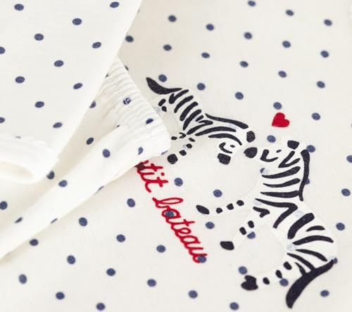 Pigiama in cotone con stampa a pois bambina - 4
