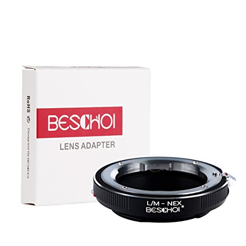 Beschoi Lens Mount Adapter voor Leica M LM Lens naar Sony Alpha E-mount NEX Camera, Fit DSLR zoals NEX-3, NEX-5, NEX-5N, NEX-7, NEX-7N, NEX-C3, NEX-F3, a6300, a6000, a5000, a3500, a3000 ect.