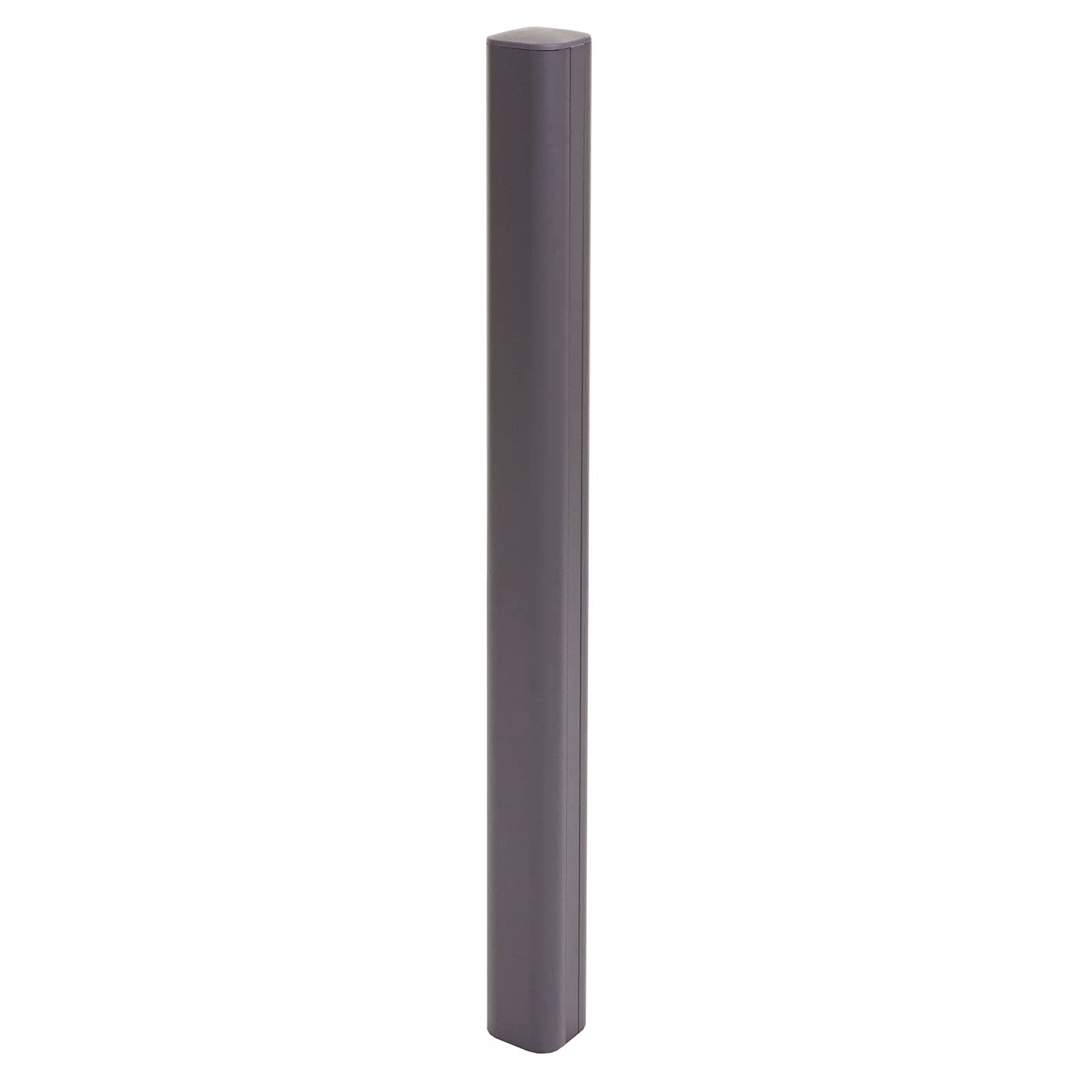 Mendler Aluminiowe słupki Sarthe-WPC, słupki słupki, system wtykowy - 98 cm, szare