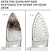 Steam Iron Bottom Cleaner Stick – Removes Build-Up Starch, Melted Fabric, Glue from Hot Iron – Eliminates Sticky Residue On Any Iron Soleplate on the Market - Easy to Use – 1 Pack