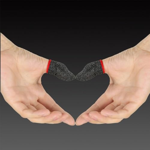 Image of TOCOL for 10 Pieces Gaming Finger Sleeves Perfect Touchscreen Glide Thumb Sleeve for Mobile Games