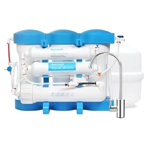 BWT P’URE Ecosoft AquaCalcium, omgekeerde osmose voor thuis, filtert 99,8% van de schadelijke stoffen in het water, mineraliseert drinkwater met calcium, met waterreservoir
