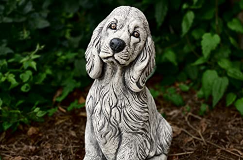 Large Cocker Spaniel Statue Springer Spaniel Memorial Stone Spaniel Figure Concrete Dog Statue Garden Decoration Custom Dog Figurine Spaniel Figure Stone Dog Sculpture Stone Garden Spaniel Yard Art #TOP1