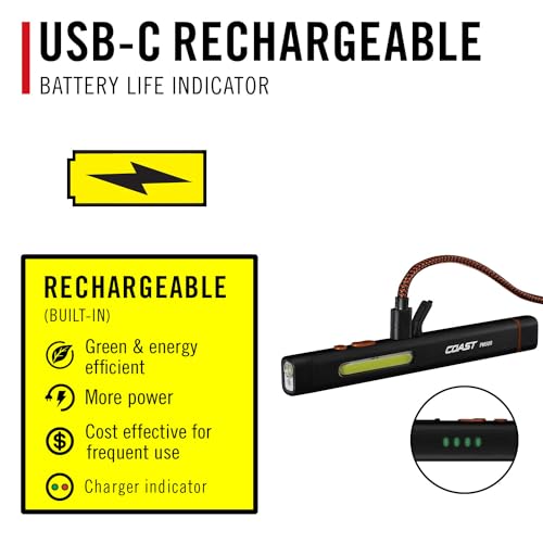 Coast 31127 Pm50R 255 Lumen Rechargeable Work Light With Laser Pointer thumb #7
