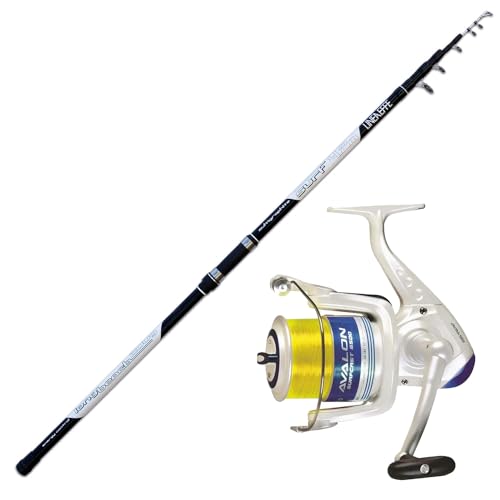 - Mulinello TRABUCCO AVALON 6500 BLU con Filo 1 Cuscinetto a sfere Long Life Anti-ritorno Multi-Stop Frizione anteriore