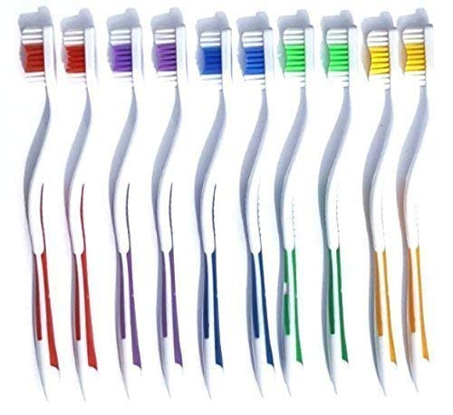 iSaveBig - 110 Toothbrush Standard Classic Medium Soft Individually Wrapped