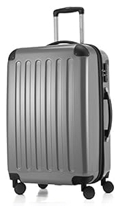 HAUPTSTADTKOFFER Alex - Großer Hartschalen-Koffer, TSA, 4 Doppel-Rollen, Trolley, Rollkoffer, Reisekoffer, Volumenerweiterung, 75 cm, 119 Liter, Dunkelblau