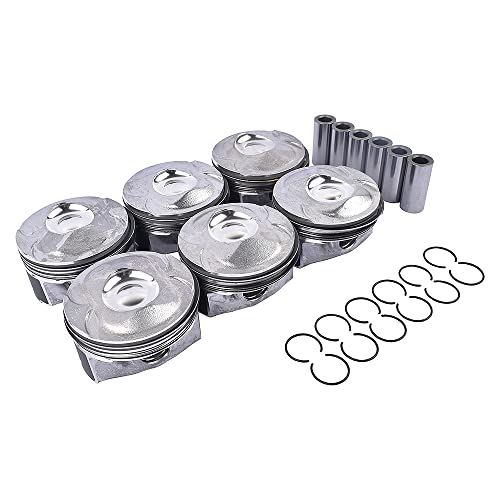 Image of 6PCS LR062617 Engine Piston Rings Kit Replacement for Land Rover LR4 Range Rover Sport Jaguar XE /XF /XJ /F-Type /F-Face 3.0L V6 AJ126 OE# LR041639 AJ126