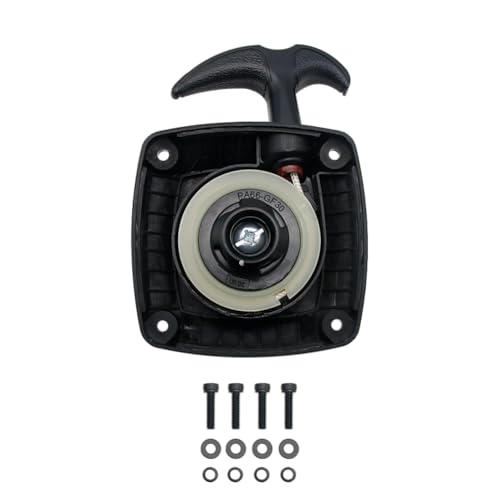 smTSRC Einfacher Start Seilzugstarter für 32CC-45CC Zenoah CY RV TS für 1/5 HPI Losi 5ive T GOPED RC AutoTeile (Flacher Griff)