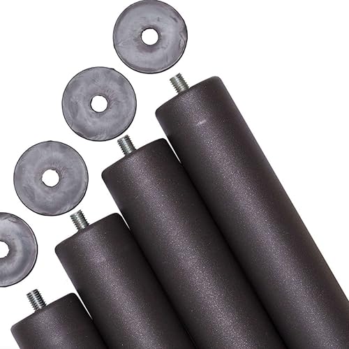 Patas somier de 30 cm Miroytengo pack de 4 unidades cilíndricas de metal 5