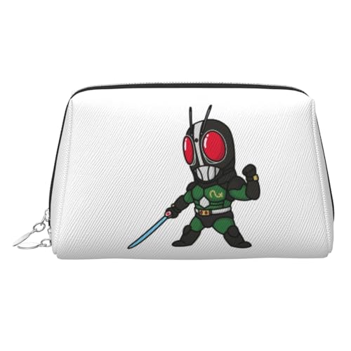 化粧ポーチ 仮面ライダーBlack RX レディース メイクポーチ 化粧バッグ メンズ トラベルポーチ レザー 小物入れ かわいい おしゃれ 可愛い 化粧品収納 大容量 防水 多機能 旅行 持ち運び便利