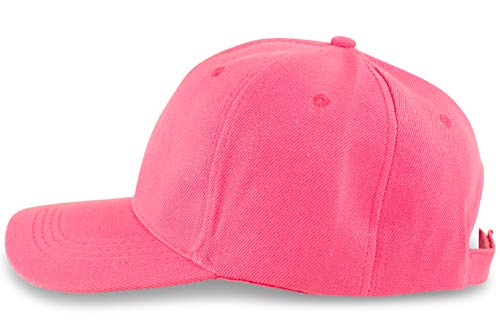fashionchimp ® Baseball Basic-Cap in verschiedenen Uni-Farben, Unisex 6-Panel Cap (Pink) Cover