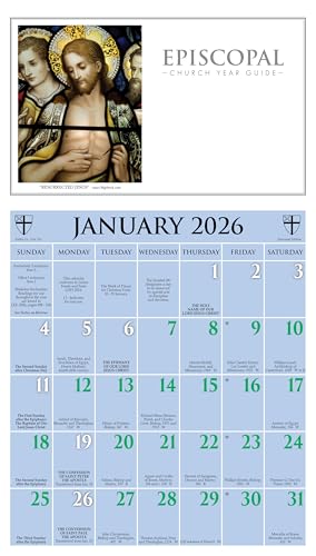 2026 Episcopal Church Year Guide Kalendar: January 2026 through December 2026