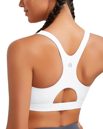 Image of RUNNING GIRL Sports Bras for Women High Support,Racerback High Impact Sports Bra Moulded Cup Workout Bra Push up