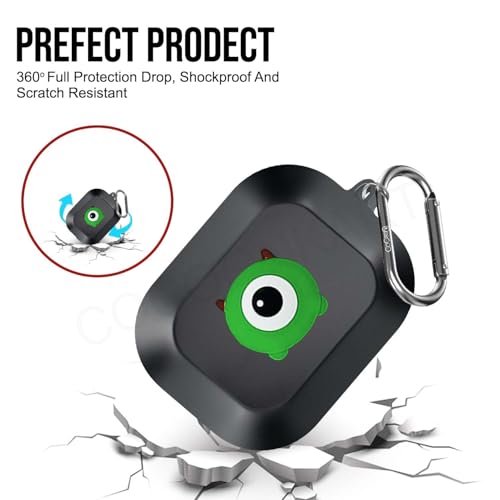 Image of Cocoonkart Soft Silicone Case Cover Compatible for Realme Buds Air 8 (MrQ)
