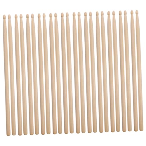 Alipis 12 pares de baquetas de madera de arce 5a para jóvenes y banda escolar con agarre cómodo, mazos amigables para batería para práctica y presentaciones en vivo miniatura 1