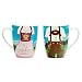 Produktbild ebos Dirndl Lederhose - Tasse | Kaffeetasse, Teetasse, Porzellantasse | lebensmittelecht, spülmaschinengeeignet (Bavaria)