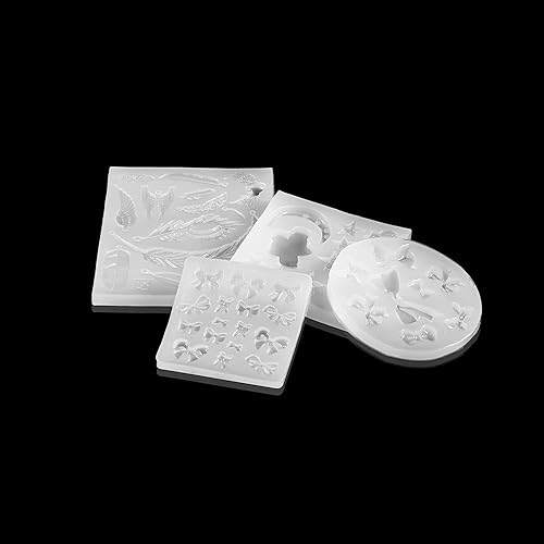 Miniatura 6 de Molde de lazo de resina UV transparente de silicona para joyería, molde de resina artesanal, epoxi para manualidades, suministros de fabricación de