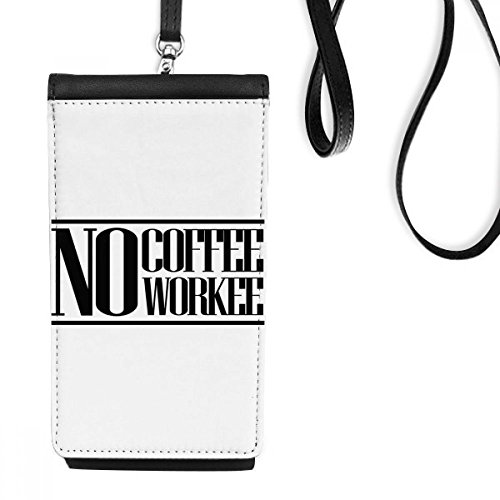Porte-monnaie Aucun café Aucun Workee sacoche téléphone bandoulière