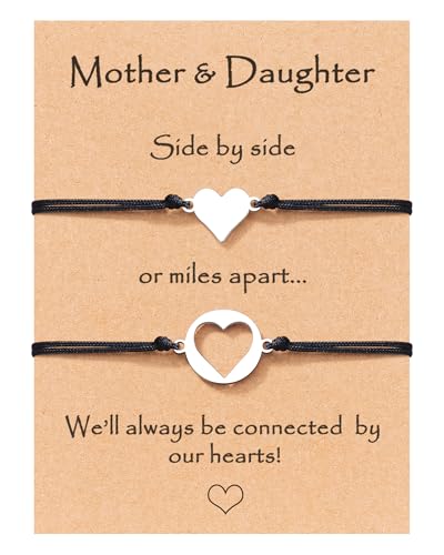 MANVEN Mother Daugther Bracelets Jewelry Mothers Day Christmas Birthday Gifts for Daughter Kids...