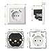 2 X USB Enchufes Blancos 2.8A Toma de pared Corriente USB Schuko...