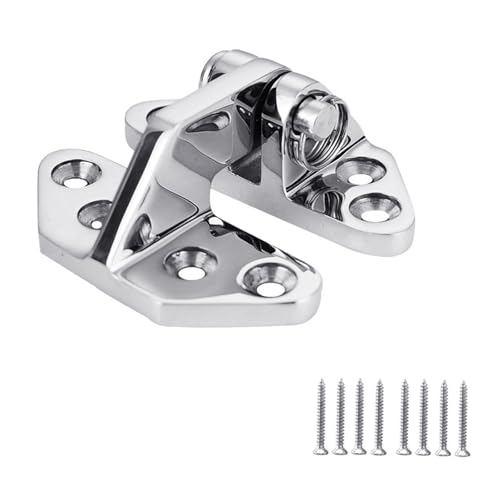 Bisagras de acero inoxidable 316 pulido para resistencia al agua salada, barcos de vela, accesorios de cubierta, equipos náuticos, accesorios de yate