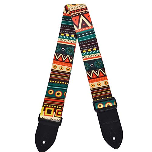 Sangle de guitare, support de ceinture de guitare avec des extrémités en cuir pour Jacquard de guitare électrique… - Les Beatles, Paul McCartney, John Lennon, RIngo Starr, George Harrison Sangle de guitare, support de ceinture de guitare avec des extrémités en cuir pour Jacquard de guitare électrique… – Image 6
