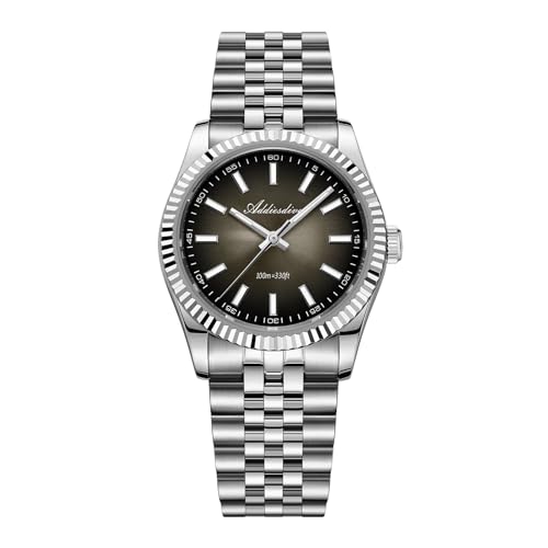 ADDIESDIVE 36mm Reloj analógico Hombre Cristal de Zafiro Impermeable 100m BGW9 Luminoso Reloj de Cuarzo Hombre con Pulsera de Acero Inoxidable AD2073 ADDIESDIVE 36mm Reloj analógico Hombre Cristal de Zafiro Impermeable 100m BGW9 Luminoso Reloj de Cuarzo Hombre con Pulsera de Acero Inoxidable AD2073