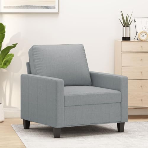 【Esperienza di Seduta Confortevole】La poltrona è estremamente confortevole grazie all'imbottitura spessa della seduta, dei braccioli e del cuscino dello schienale.