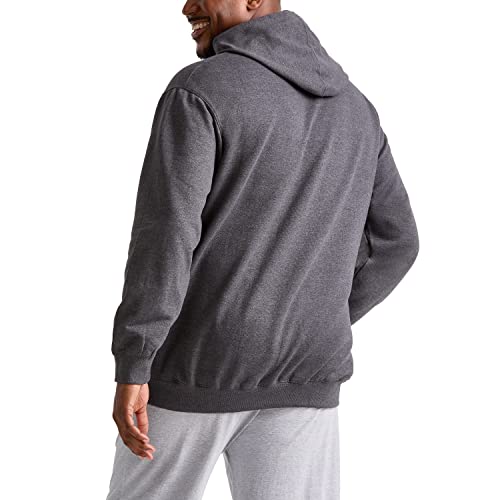 Champion Men's Powerblend Pullover Hoodie, Granite Heather, Small #TOP4