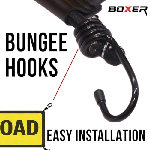 Kit de bannière Boxer jaune pour camion avec fixations en métal résistant - 4