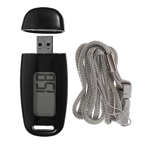 SUPVOX Outdoor Rechargeable Pedometer Clip-on Step Counter Small Abs Plastic Track Steps Distance Calories Fitness Monitor