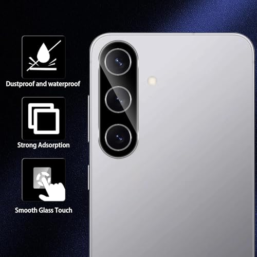 Image of Xmon Back Camera Lens Protector for Samsung Galaxy S24 Plus (1 Pack) Premium Camera Glass Protector Guard, Anti-Scratch, Ultra-Clear, Easy Installation