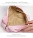 Baesics Kosmetiktasche Damen Kulturtasche 20cm Blätter Tropisch Rosa