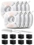 18 Pcs Cat Water Fountain Filters Compatible with Veken 95oz/2.8L Pet Fountains, Replacement Filter Kit with Sponges & Brushes, Triple Filtration for Fresh Clean Water, 2025 Upgraded
